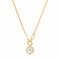 Eclipse Emblem Gold Necklace